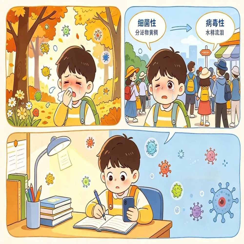 国庆假期，孩子眼睛又红又痒？专家提醒：结膜炎别乱揉！